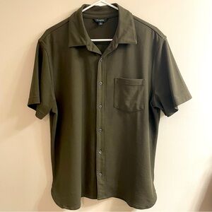 Banana Republic Olive Green Button Down Shirt